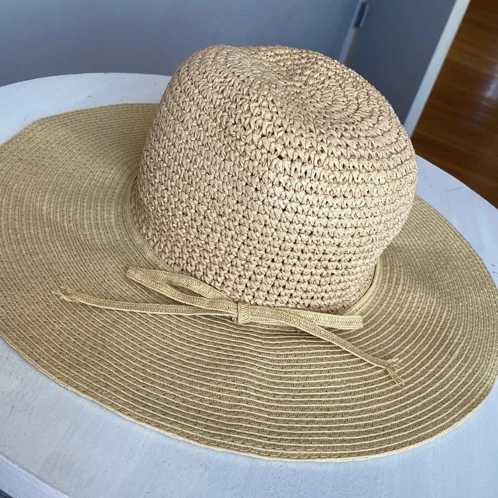 Wide  Brim Paper Straw Hat